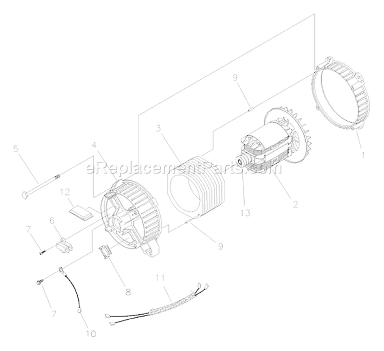 Page A Diagram and Parts List for 030210-1  Briggs and Stratton Generator